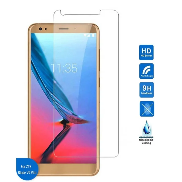 Закаленное стекло для ZTE Blade V9 Защитная пленка экрана 9H 2.5D Взрывозащищенная