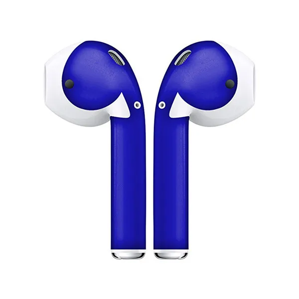 Purple Дропшиппинг тонкая кожа Наклейка для Apple Airpods Air Pods наушники наклейка Наушники Аксессуары - Цвет: Purple