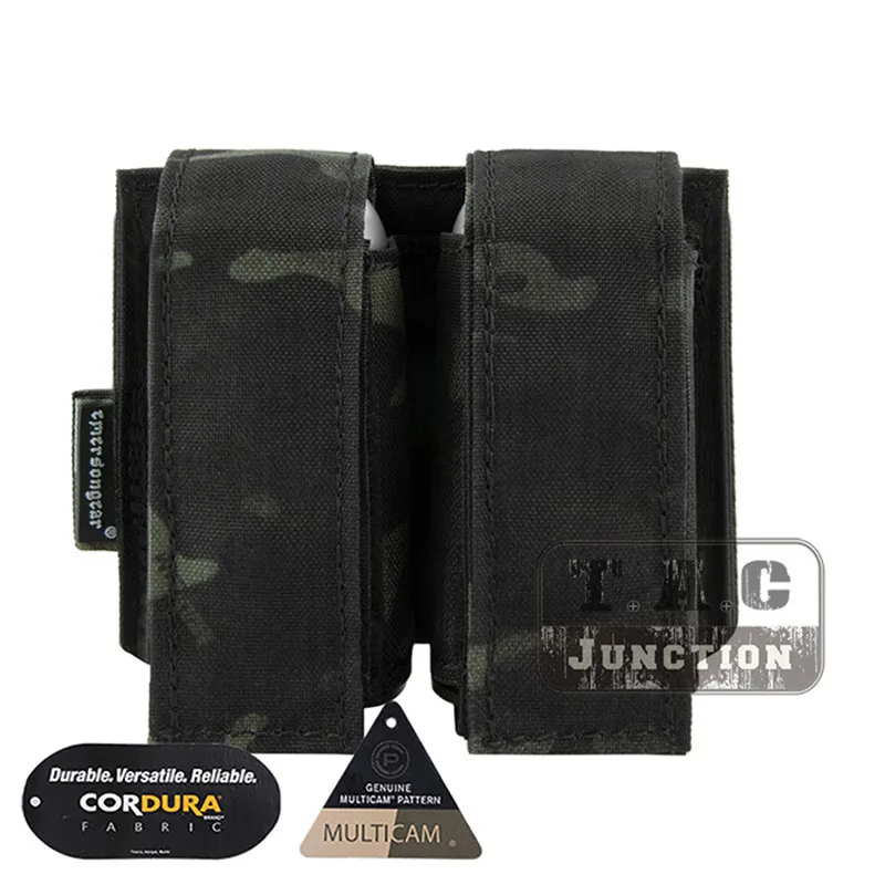 MCBK Emerson тактический MOLLE двойной 40 ММ ГРАНАТА МЕШОК Emersongear 9 мм журнал держатель Перевозчик патронов сумка приятели - Цвет: MCBK