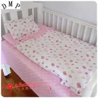 Акция! Комплект постельного белья из 3 предметов с героями мультфильмов, набор постельного белья для детей (пододеяльник + простыня + наволочка)