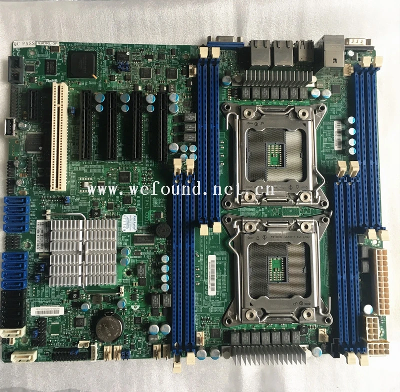 100% рабочая Серверная материнская плата для X9DRL 3F LGA2011 256G полностью