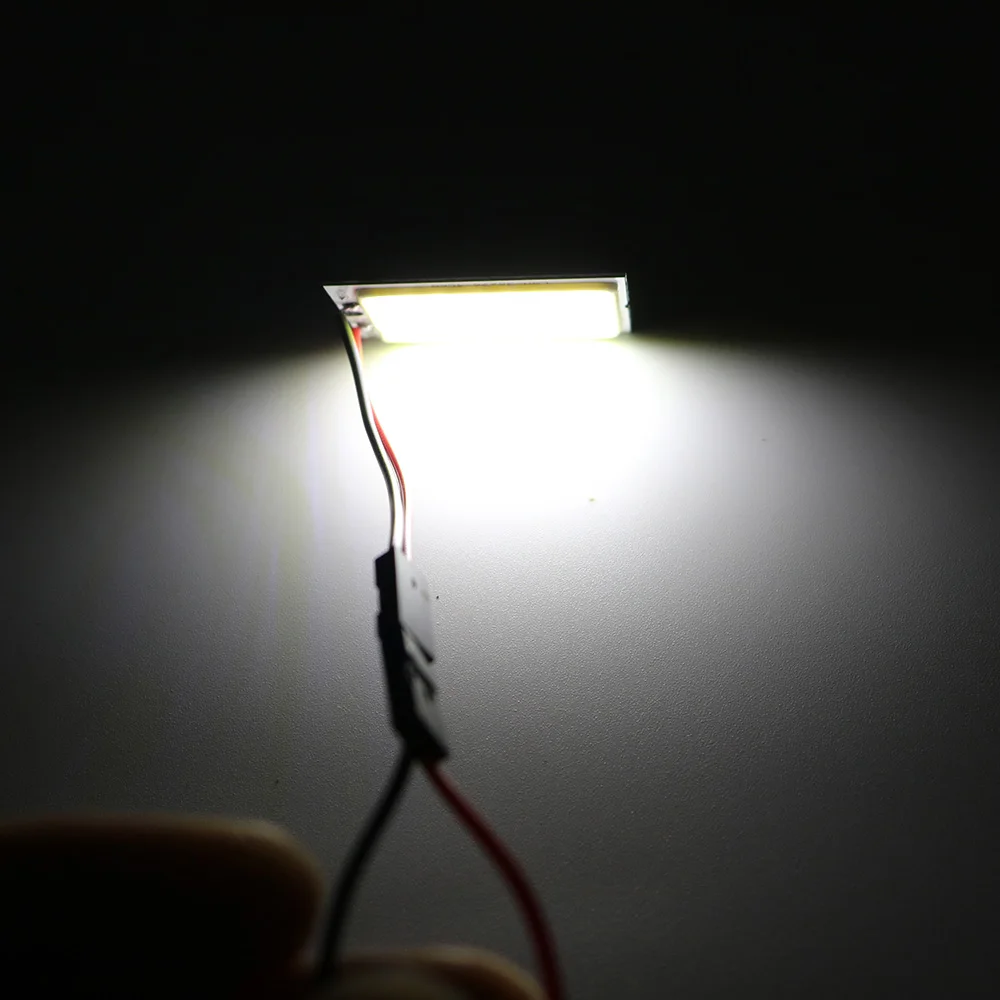 YSY 100 шт. T10 COB 24smd светодиодный ная панель автомобиля интерьер чтение карты лампа