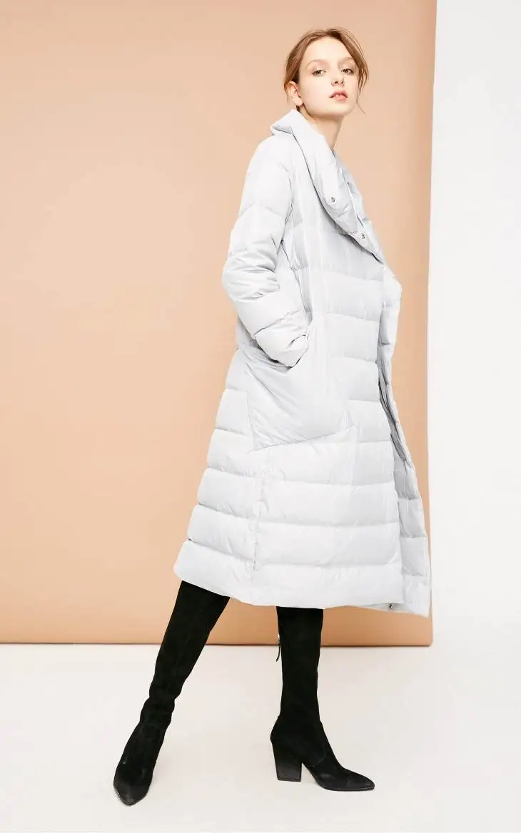 Vero Moda пуховик женский 90% белый утиный пух боковой карман большой длинный пуховик женский | 318312511