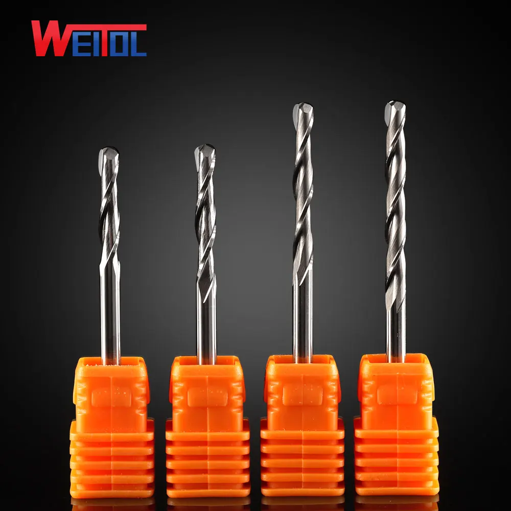 Weitol Бесплатная доставка 5A 3 175 мм Диаметр хвостовика шариковый нос фреза