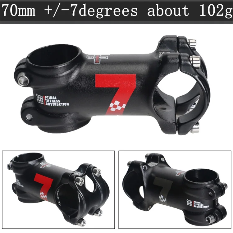 Toseek Angle7 70mm Велосипедная вынос руля UNO, велосипедная вынос руля MTB, дорожный велосипед, алюминиевый сплав, угол 31,8 мм, 7/17, Bicicleta Tallo Bicicleta potencia, детали для велосипеда - Цвет: Toseek Angle7 70mm