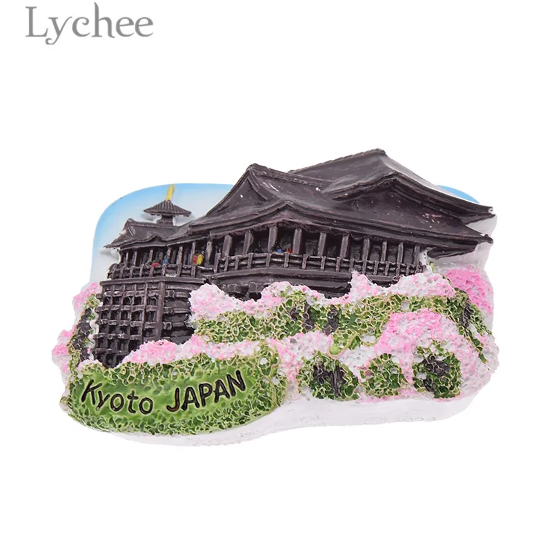 Магнит на холодильник Lychee Life 3D Kiyomizu креативный домашний декор в японском стиле