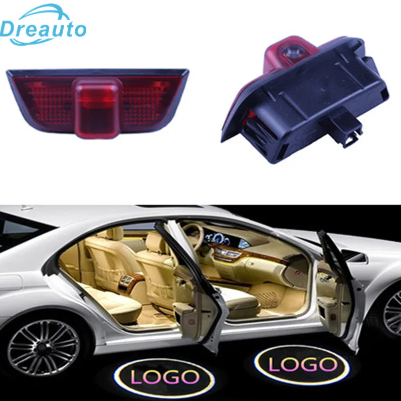 Dreauto 2 шт. Автомобильный Дверной светильник светодиодный лазерный проектор с