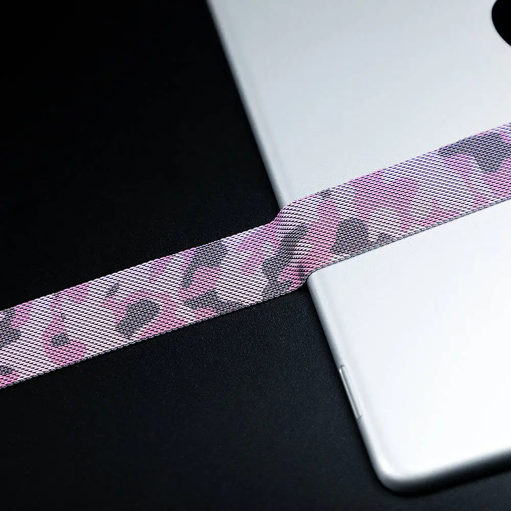 Army Green pink Высококачественная Миланская петля для apple watch ремешок для apple watch 5 ремешок 44 мм 40 мм iwatch 4 3 42 мм/38 мм лучший материал - Цвет ремешка: Army Green pink
