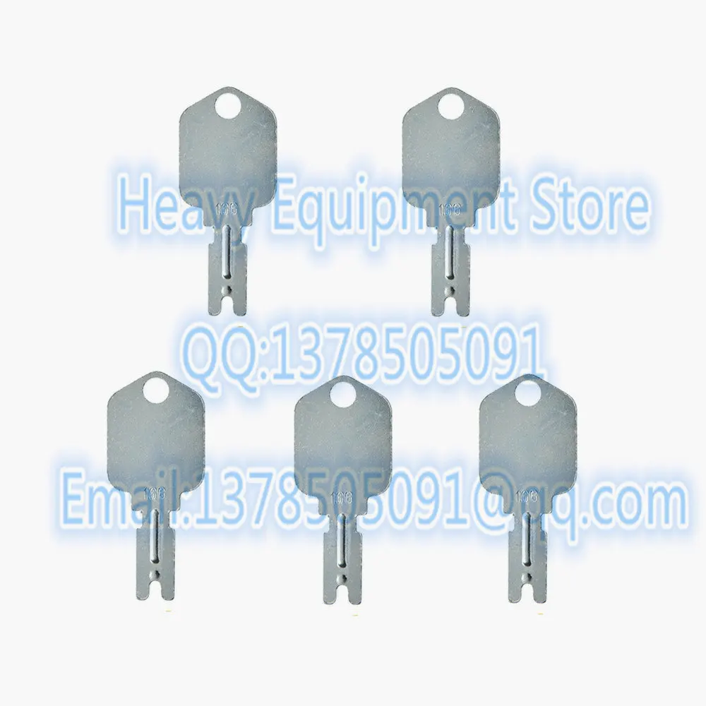 5 шт. 166 186304 ключ вилочного погрузчика для Pollak Clark Yale Hyster Komatsu Mustang Gradall Gehl Daewoo Doosan
