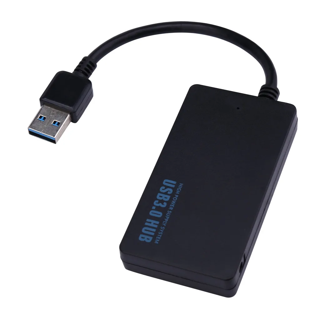 Сверхтонкий 4 портовый дизайн чистый сигнал USB3.0 Суперскоростной концентратор 5