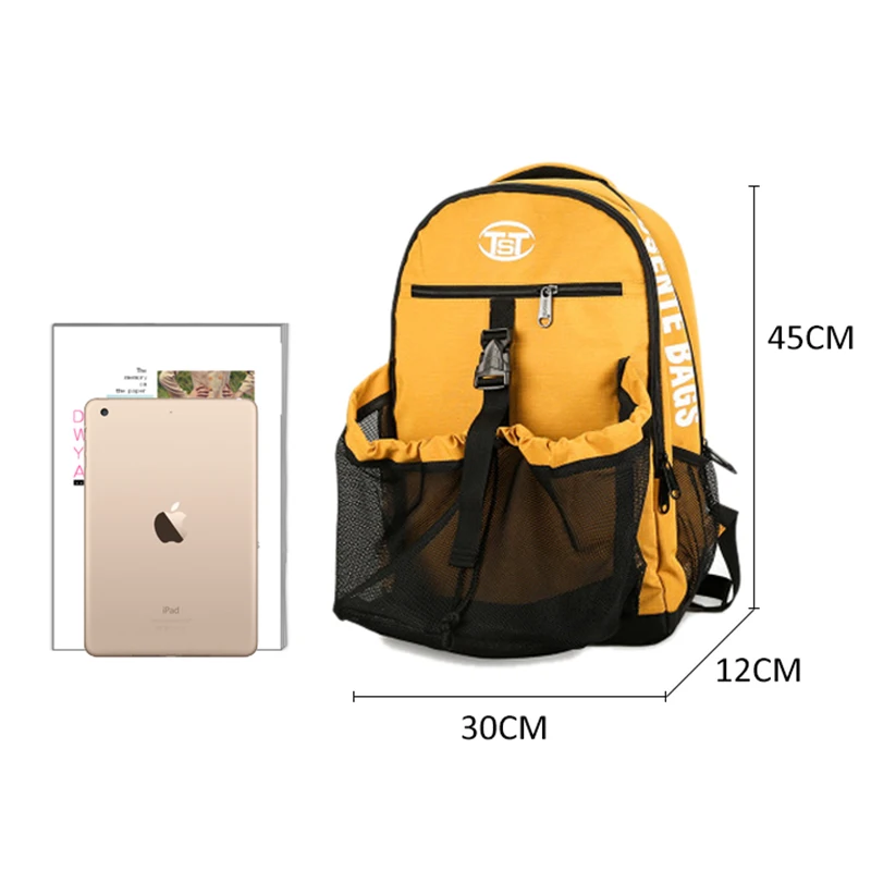Men's Gym Bags Basketball Backpack School Bags For Teenager Boys Backpacks Large Women Laptop Bag Football Net Bag XA172ZC