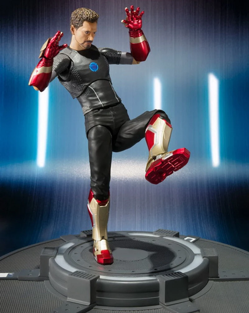 SHFiguarts Мстители Собрать Железный человек 3 Tony Stark Супер Герои Фигурки игрушки