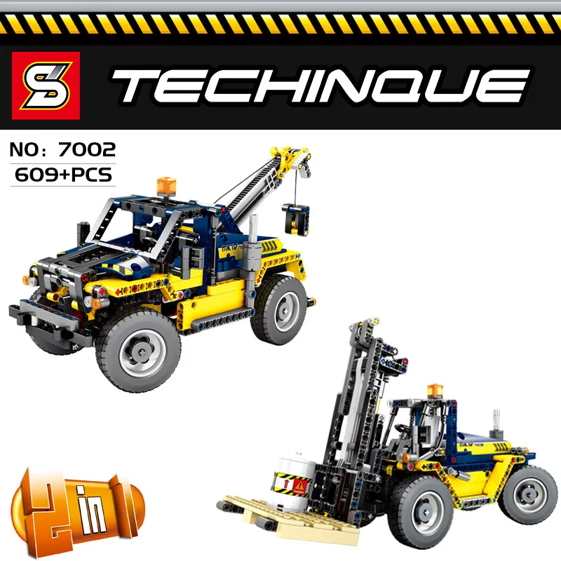 Technic Heavy Duty вилочный погрузчик Совместимость legoINGlys создатель Модель грузового