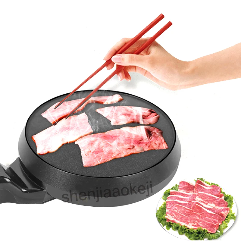 

1pc Multifunctional mini Pancake machine Pizza machine Household electric pancakes machine spring rolls Roast pancake pan 220v