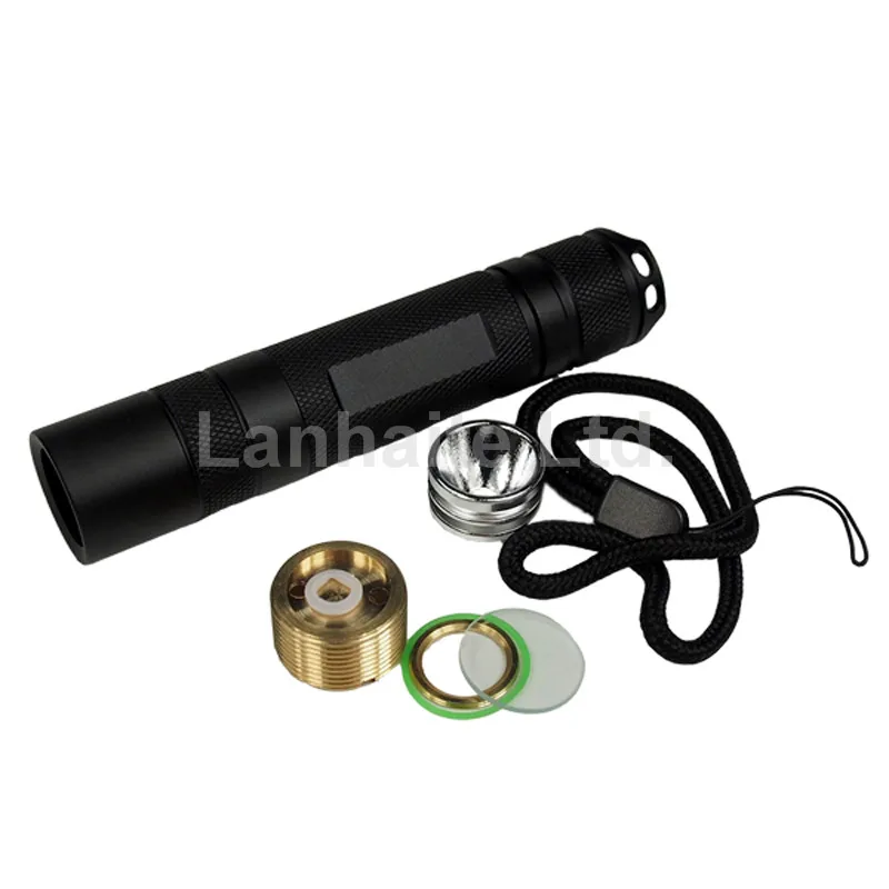 DIY S2 Plus светодиодный фонарик Хост 118 мм x 24 черный|led flashlight laser pointer|flashlight led laserled uv |