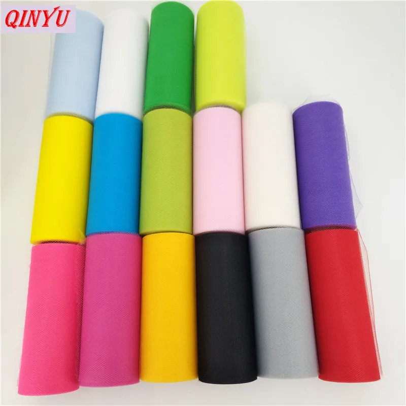 15 см * 22 м Тюль в рулоне ткань катушка пачка украшение для вечерние ного стола