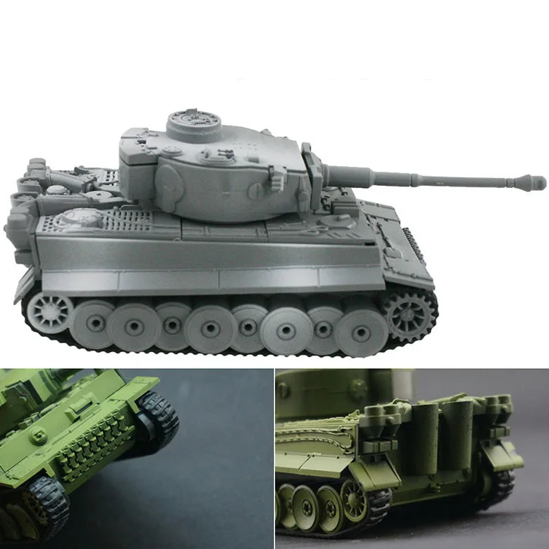 4D модель строительные наборы сборки Ti ger Танк panzerkampfwgen Vi развивающие игрушки