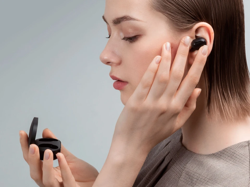 Xiaomi Redmi Airdots Xiaomi беспроводные наушники Голосовое управление Bluetooth 5,0 шумоподавление управление