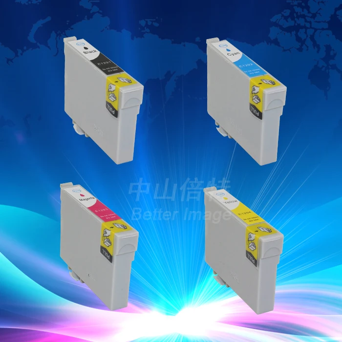 Картридж с 4 чернилами для замены T1291 T1294 T1295 не оригинальный|ink cartridge|replacement