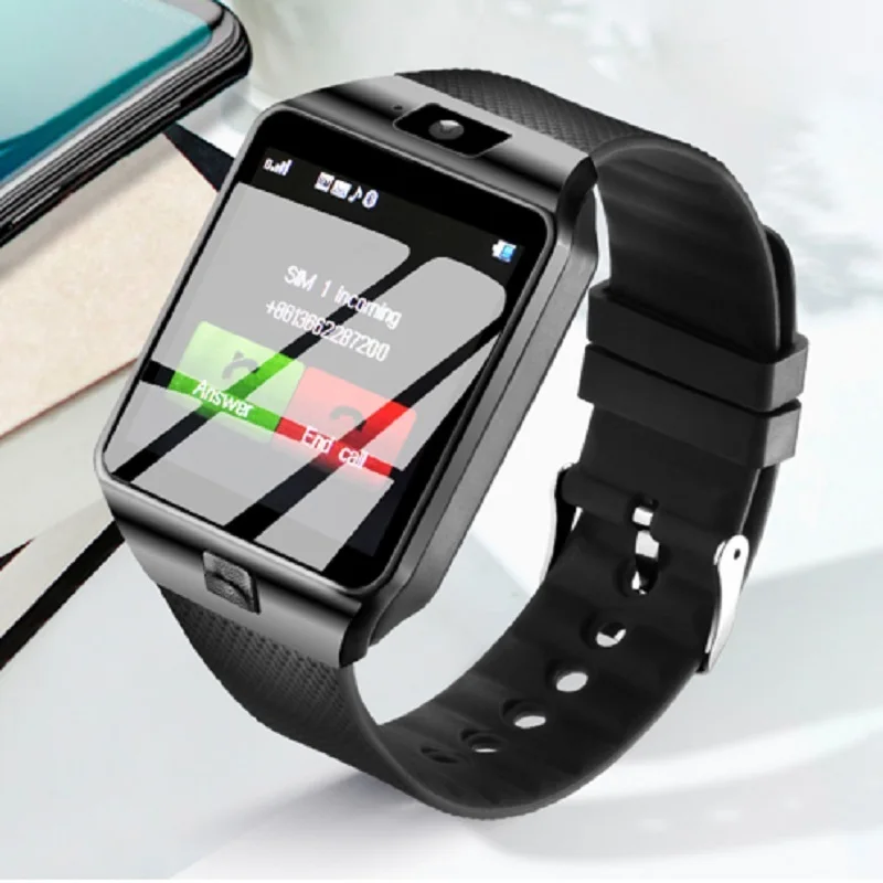 Ludsol Смарт часы Smartwatch шагомер DZ09 Поддержка sim карта TF напоминание для IOS Android