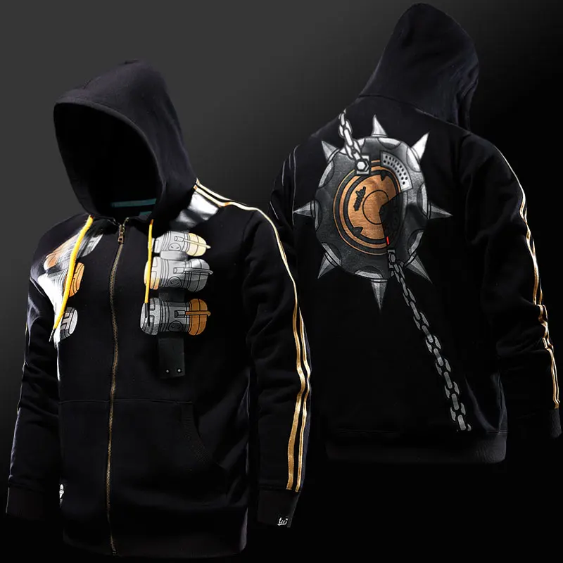 TEE7 игра OW хлопок толстовка жнец Ханзо Junkrat Hog power толстовки мужская повседневная одежда косплей костюм