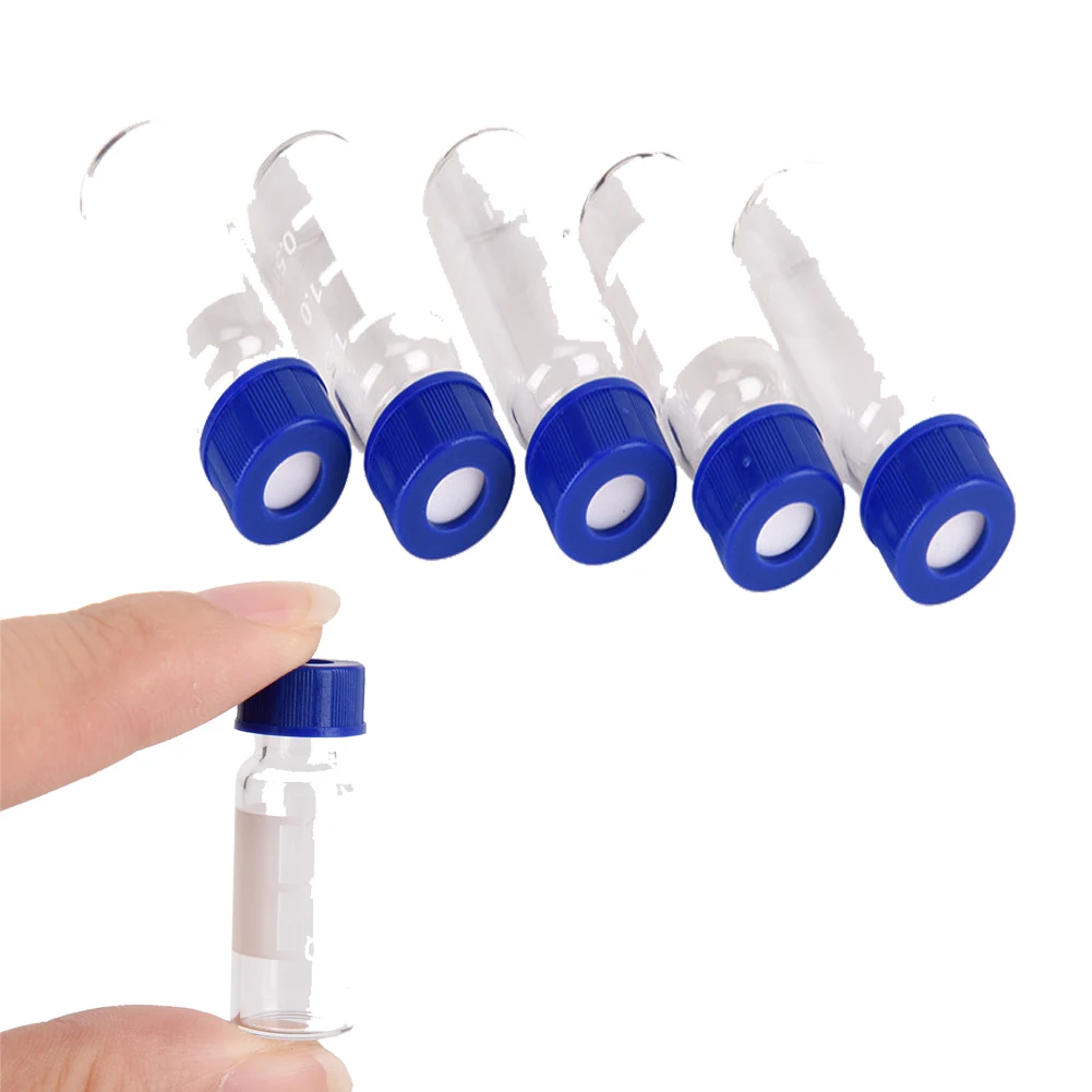 5 шт. пластиковая крышка градуированная круглая стеклянная бутылка с реагентом