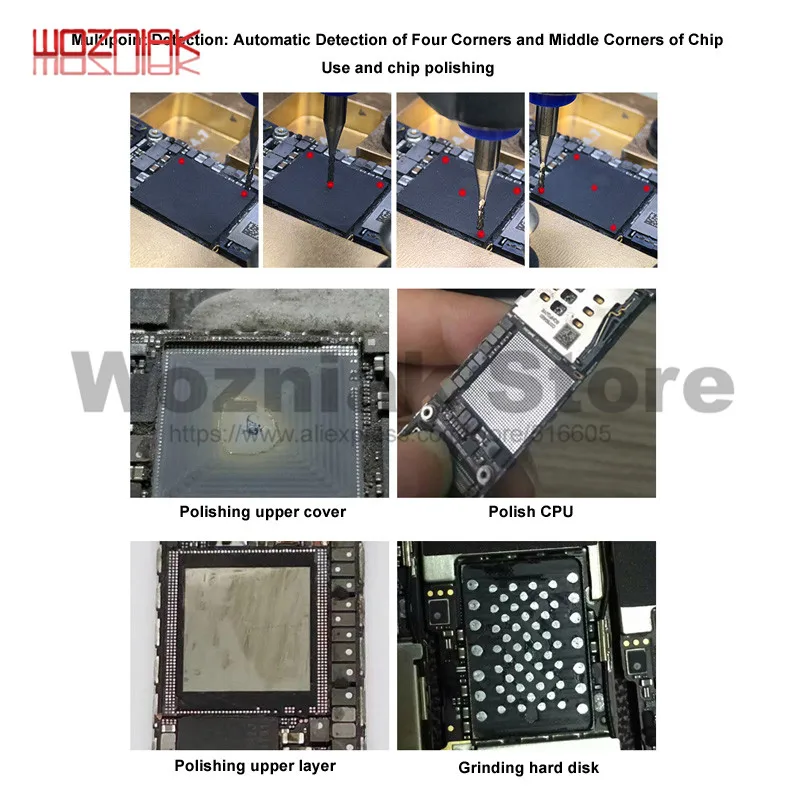 Новый модернизированный Авто BGA мобильный IC маршрутизатор чипсет ремонт CNC