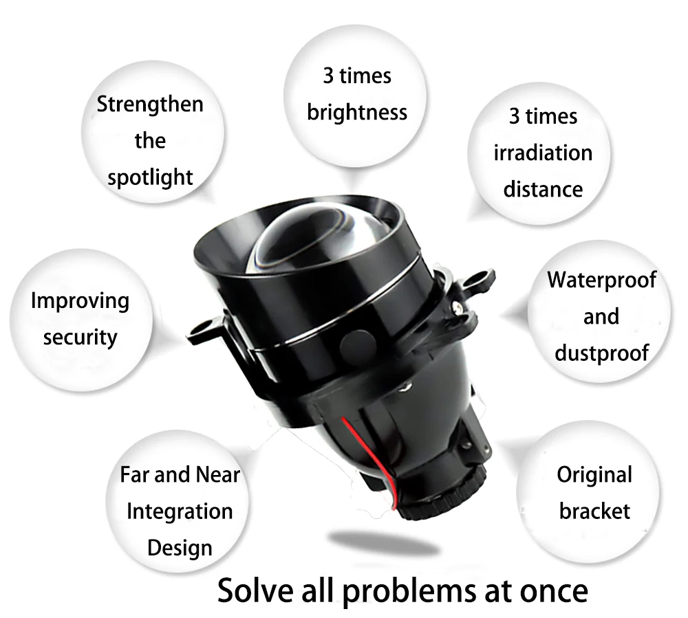 Противотуманные фары Биксеноновые линзы для Toyota Corolla/Yaris/Avensis/Camry/RAV 4/Peugeot/Lexus H11 HID