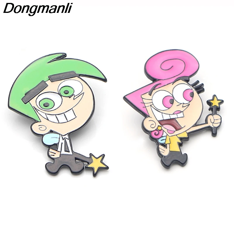 P3836 Dongmanli мода довольно oddpards металлические эмалированные броши и коллекция булавок Нагрудный значок для рюкзака воротник ювелирные изделия