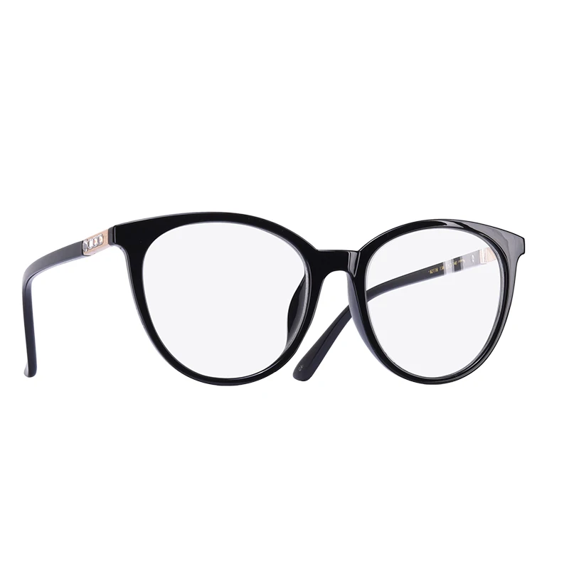 C1 Black Frame Winla фирменный дизайн очки для глаз кошки рамка очки для чтения женская прозрачная рамка для очков оптические овальные прозрачные линзы WL1123 - Цвет оправы: C1 Black Frame