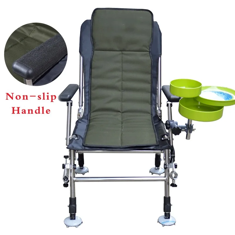 Нержавеющая сталь европейский стул для рыбалки полный рельеф