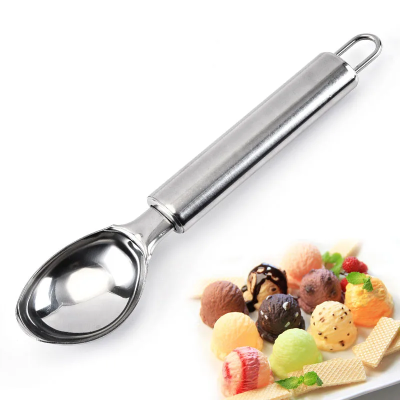 

Высококачественная ложка для мороженого из нержавеющей стали, ложка для Фруктового мороженого, принадлежности для кухни