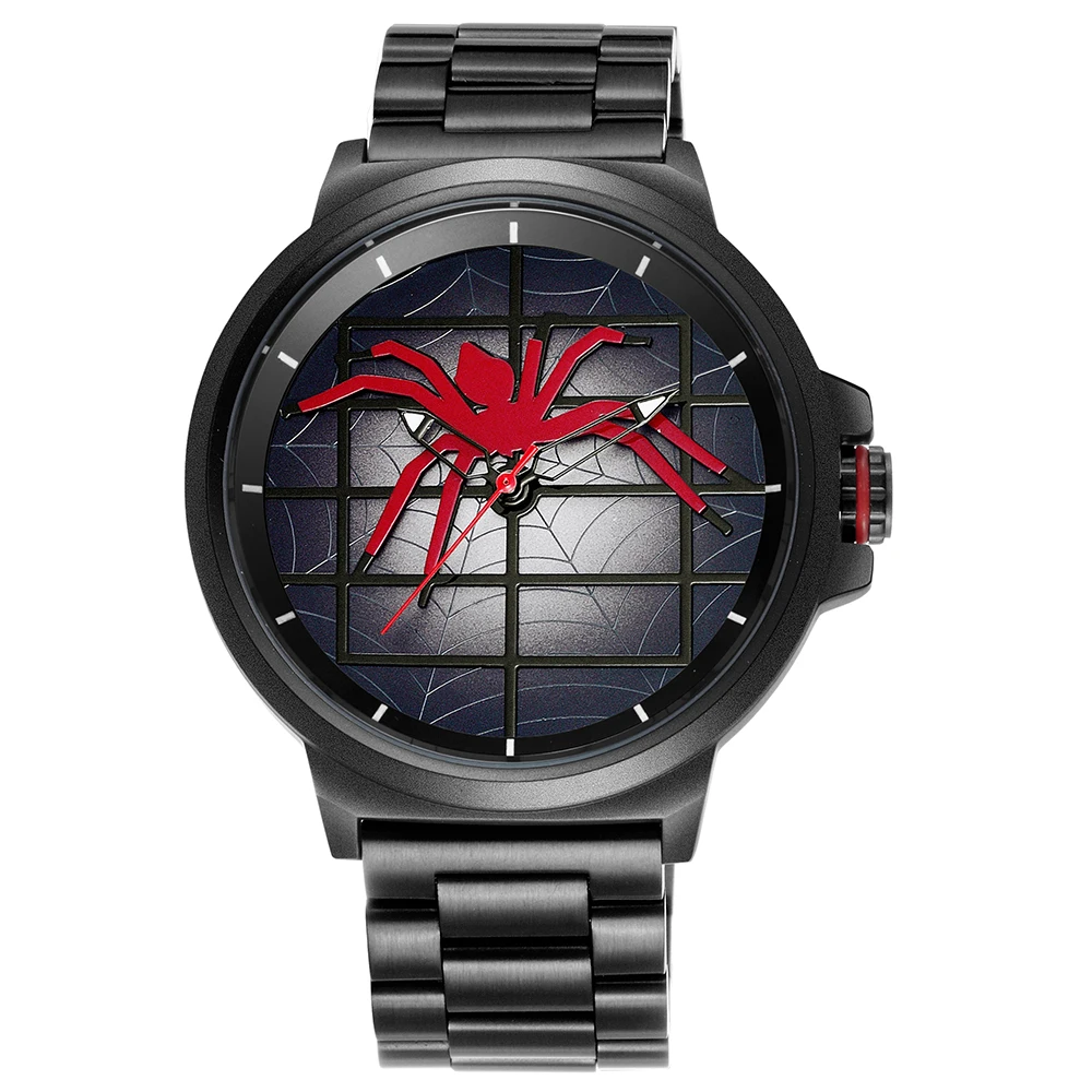 SKONE Новый Топ люксовый бренд из нержавеющей стали Spide мужские часы армейские