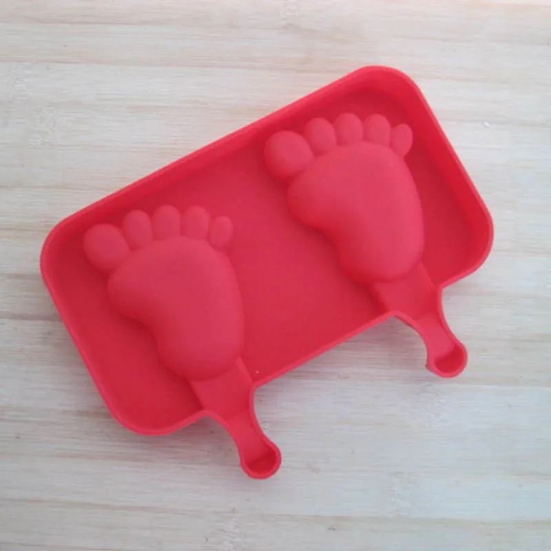 Силиконовая форма для мороженого летняя поп-форма в форме сердца щенка ног