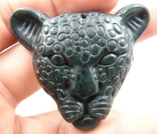 Натуральный камень кварц кристалл китайская ручная резьба статуя леопарда