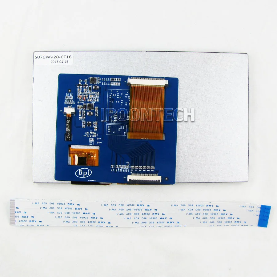 7 дюймов &quotLVDS ЖК дисплей с сенсорным экраном для банан PI M1 BPI 800*480 пикселей ffc