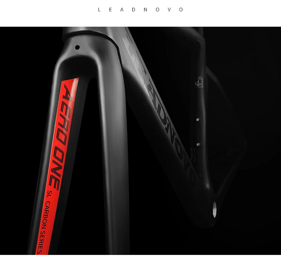 Leadnovo MTB карбоновый дорожный каркас Механическая велосипедная рама карбоновая дорожная рама+ вилка+ подседельный штырь+ гарнитура углеродный дорожный велосипед