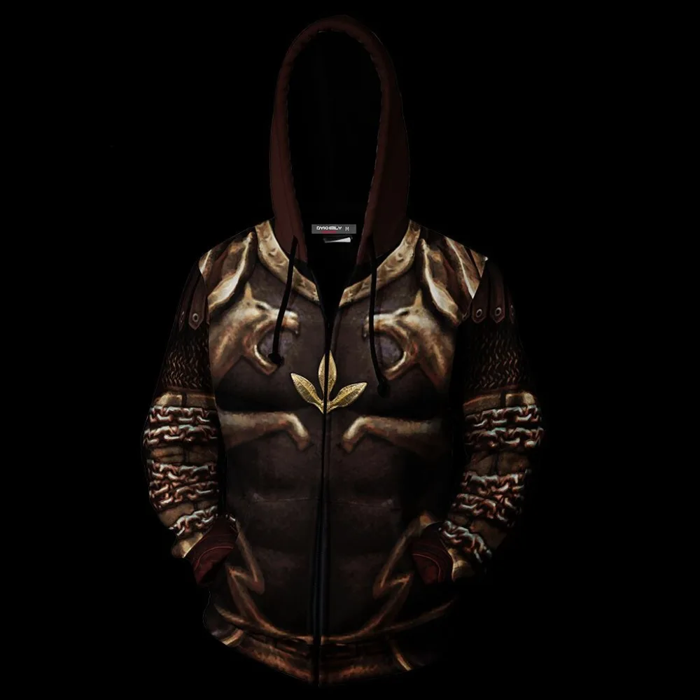 CostumeBuy игра God of War II Косплей Костюм Кратос Броня молния куртка с капюшоном пальто свитер L920