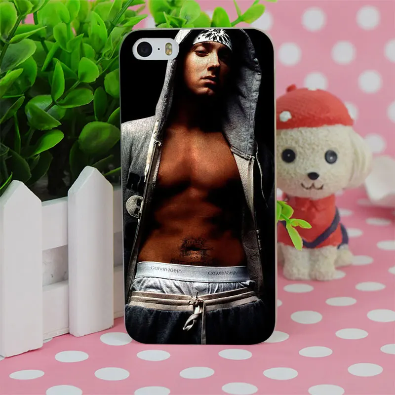 B1126 Eminem Горячие Прозрачный Жесткий Тонкий Case Cover For Apple iPhone 4 4S 5 5S SE 5C 6 S Плюс s Плюс| |