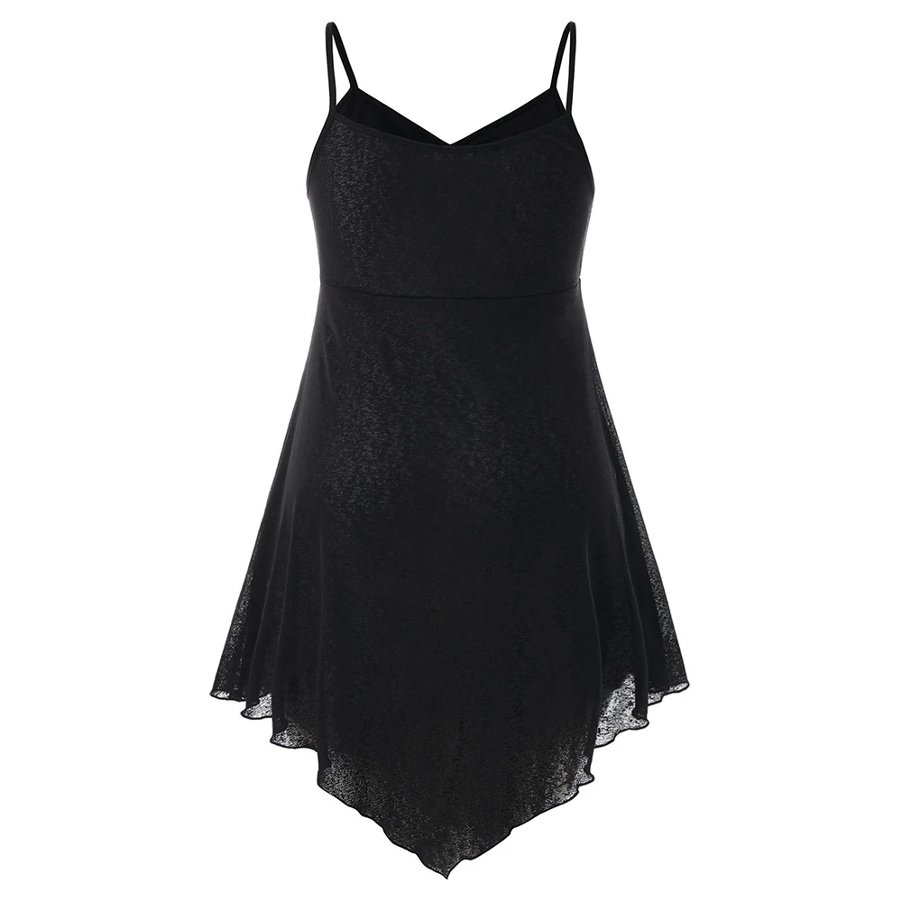 Плюс Размеры Цветочные империи талии Longline Tank Top|Майки| |