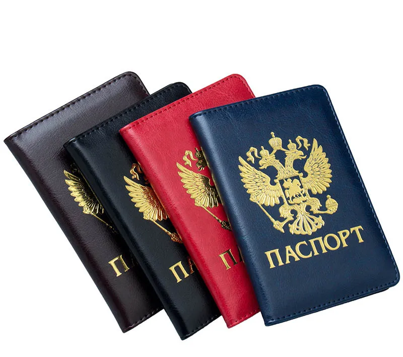 Новые российские обложки для паспорта для мужчин и женщин, Дорожный Чехол для паспорта, для путешествий, для документов, для мужчин, Т-образная Обложка, для сим-карты, держатели для паспорта