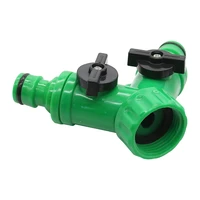 2 way valve 34 tap garden hoses pipes splitters abs plastic agriculture tools drip irrigation fittings 10 pcs