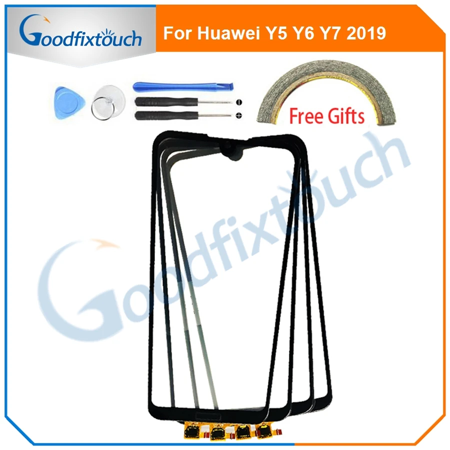 Для Huawei Y7 2019 / Y6 Y5 Передний сенсорный экран дигитайзер панель Датчик Стекло