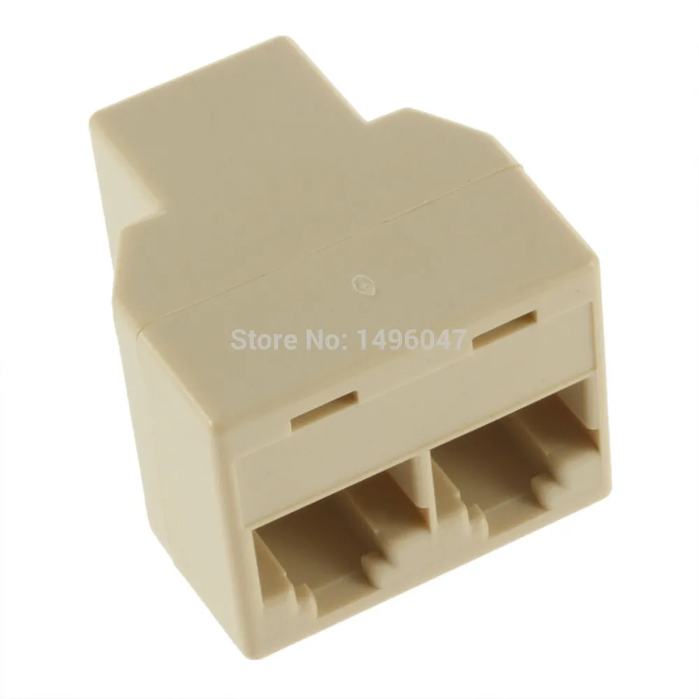 1 шт. RJ45 для CAT5 кабель Ethernet LAN Порты и разъёмы от до 2 Splitter гнезда разъем адаптера