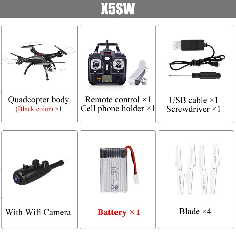SYMA X5SW Радиоуправляемый Дрон Радиоуправляемый квадрокоптер с камерой HD Wifi FPV передача в реальном времени Радиоуправляемый вертолет игрушки для детей подарок