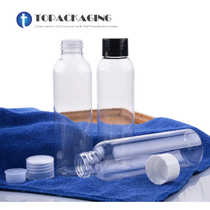 30 шт. * 120 мл бутылка с винтовой крышкой прозрачный пластиковый косметический