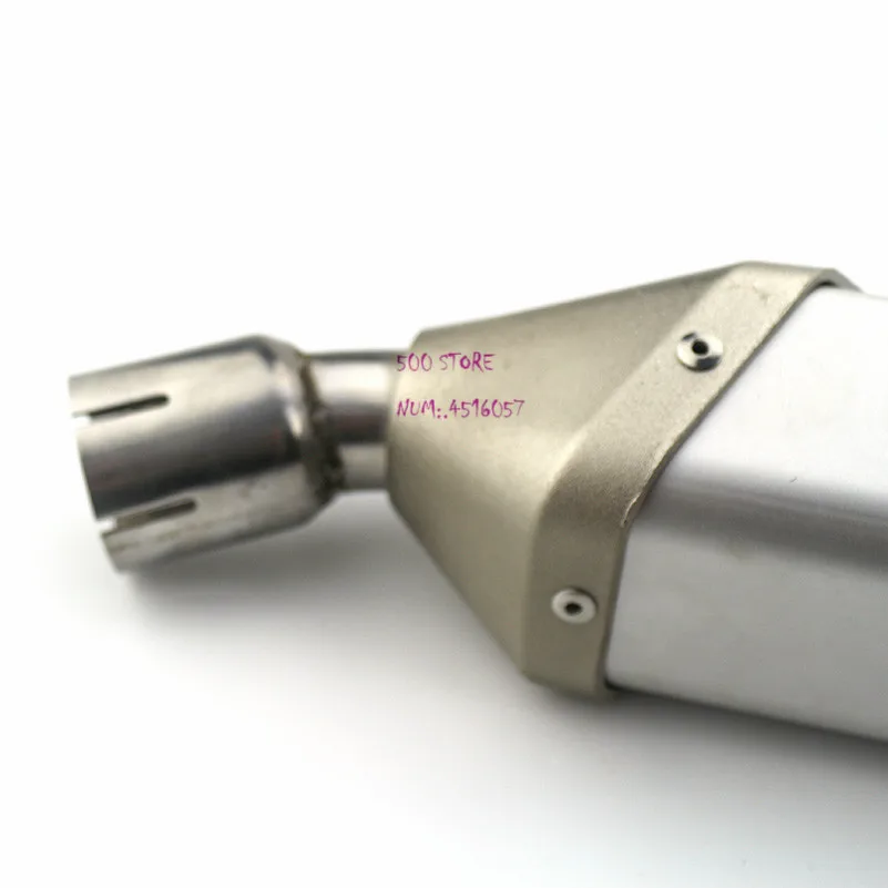 

free shipping universal alloy Exhaust Muffler System Slip On For CRF Motocross Enduro Supermoto Dirt Bike Motorcycle