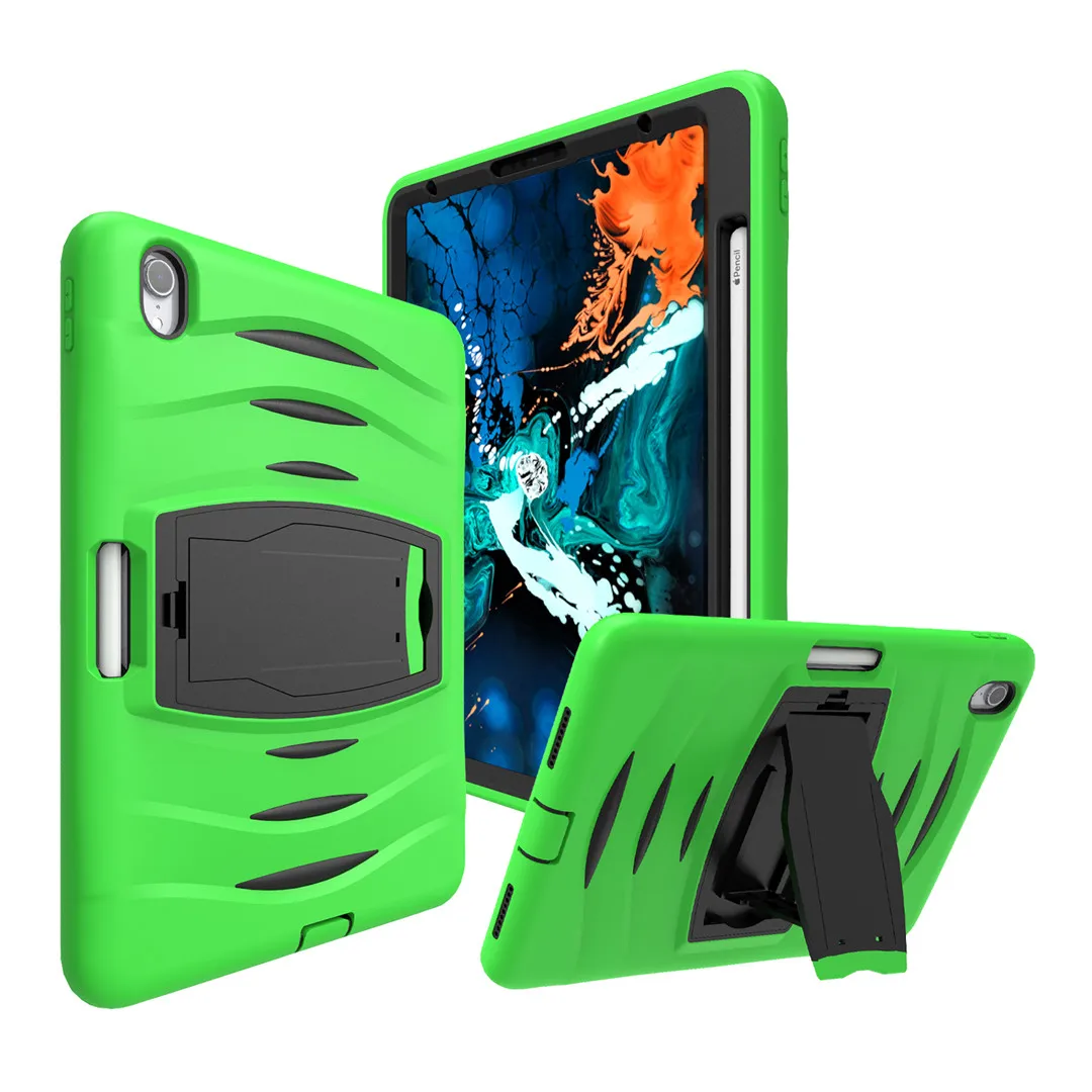 For iPad pro 12.9 case With charge apple pencil holder silicon cover protector shockproof Shell case for new iPad pro 12.9