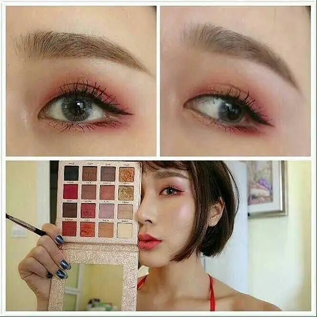 Тени для век матовые водонепроницаемые палитры IMAGIC Eyeshadow 16 цветов Shimmer Eyeshadow Powder Makeup IMAGIC cosmetic Makeup