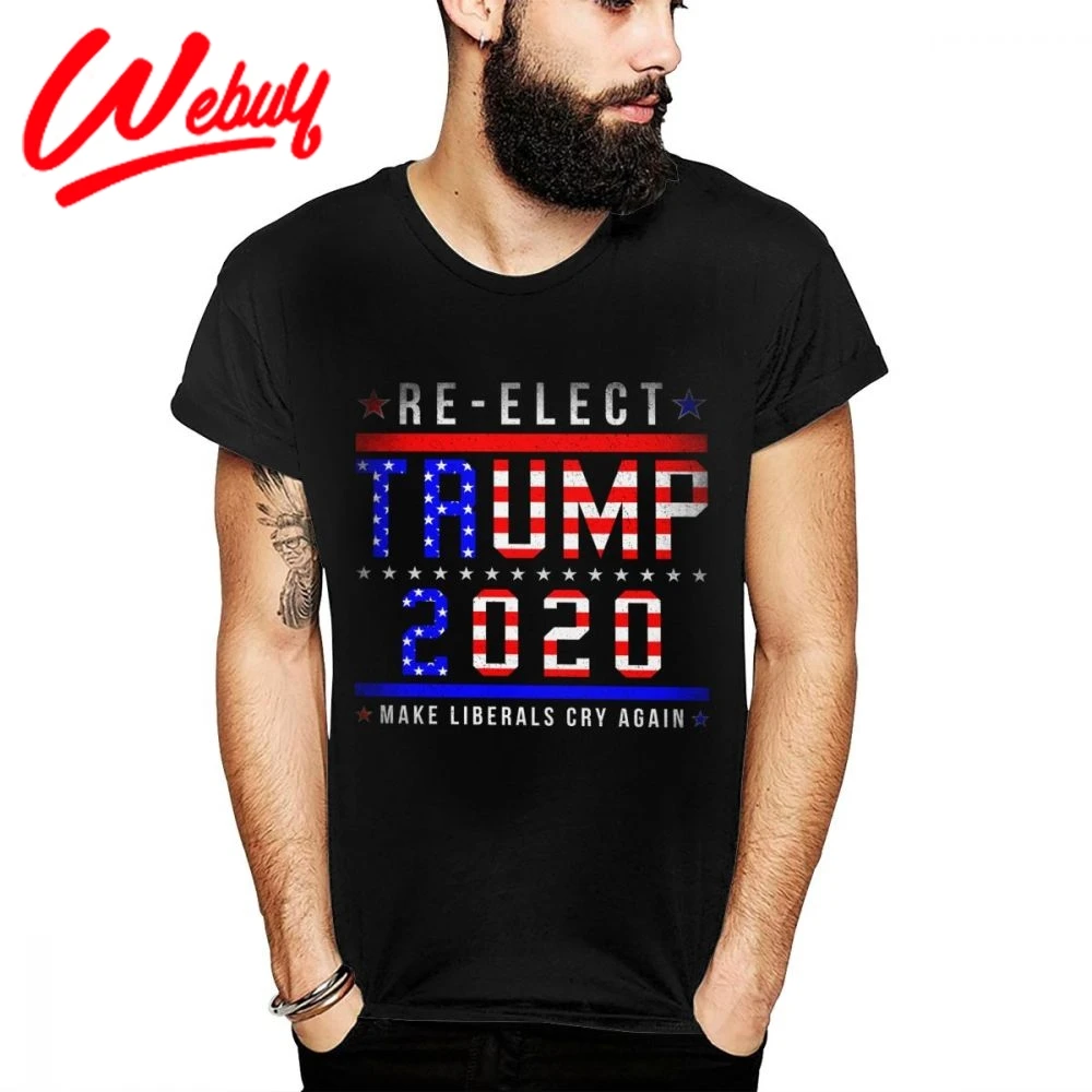 Футболка с круглым вырезом избранным Президентом Трампом 2020 избирательным